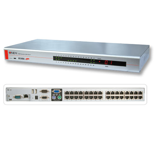 Switch KVM CAT-32 IP, USB & PS/2