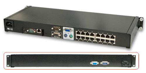 Switch KVM CAT-16 IP per LCD Terminal PRO Secure