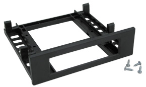 Frame da 5,25" per FDD 3,5" in plastica, nero