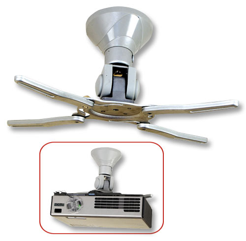 Supporto per proiettori a soffitto corto, 11cm
