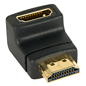 Adattatore HDMI M/F a 90 gradi "Giù"