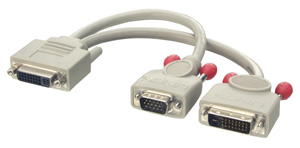 Cavo Splitter Monitor DVI-I