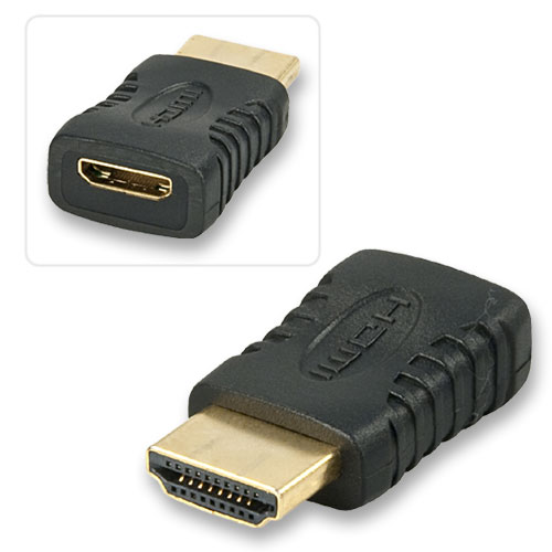 Adattatore Mini HDMI (Tipo C) Femmina a HDMI Maschio