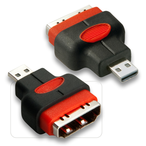 Adattatore HDMI Femmina a Micro HDMI (Tipo D) Maschio