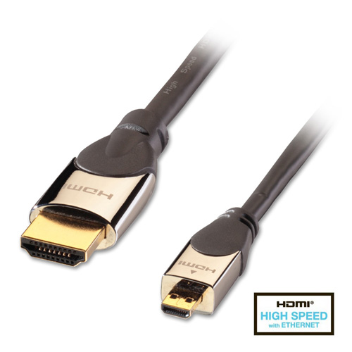 Cavo  CROMO HDMI / Micro HDMI High Speed con Ethernet  2m