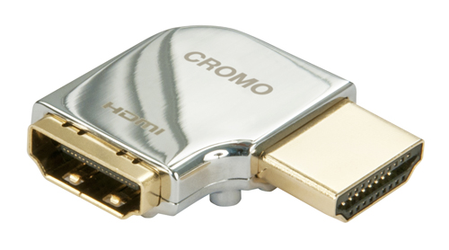 Adattatore HDMI CROMO® Tipo A M/F a 90 gradi "Destra"