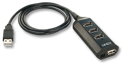 Hub USB 2.0 4 Porte con alimentatore