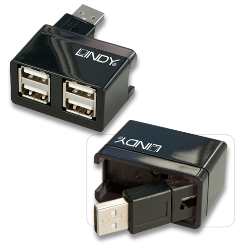 Hub USB 2.0 4 Porte per Notebook