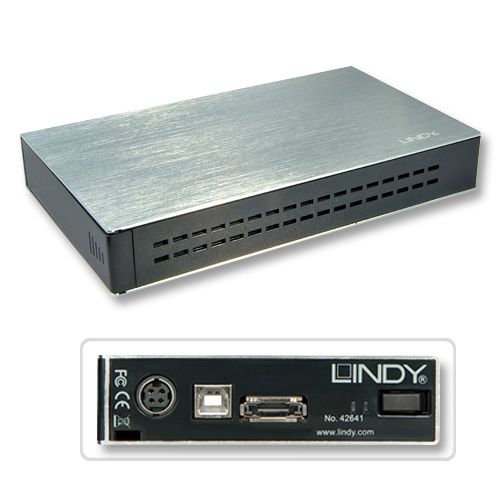 Astuccio esterno SATA da 3,5" eSATA & USB 2.0 Premium