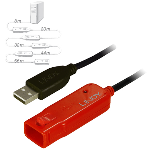 Prolunga attiva USB 2.0 Pro, 8m