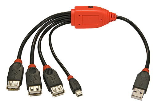 Cavo/Hub USB 4 Porte