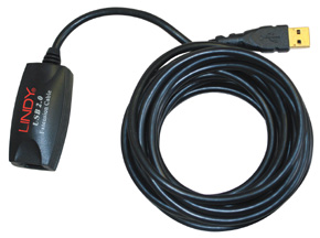 Prolunga attiva USB 2.0, 5m