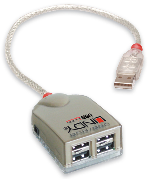 Hub USB 2.0 Smart PRO 4 Porte - Bus powered