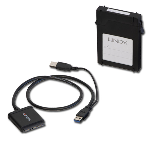 Adattatore da USB 3.0 a SATA II con box per Hard Disk da 2.5"