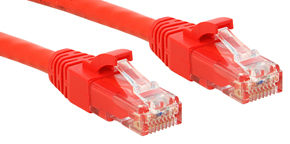 Cavo di Rete Patch Cat.6 UTP PIMF privo di alogeni, rosso, 0,5m