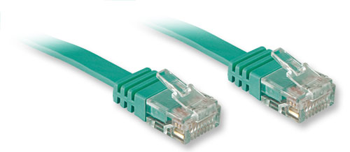 Cavo di Rete Flat UTP Cat6 5m Verde