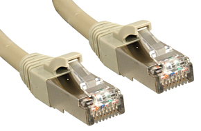 Cavo di Rete Patch Cat.6 SSTP - S/FTP PIMF privo di alogeni, grigio, 50m