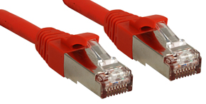 Cavo di Rete Patch Cat.6 SSTP - S/FTP PIMF privo di alogeni, rosso, 10m