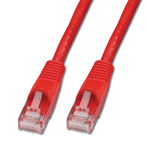 Cavo di Rete FTP Cat5e 0,5m Rosso