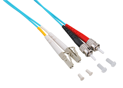 Cavo Fibra Ottica OM3 LC/ST - 50/125, 10m