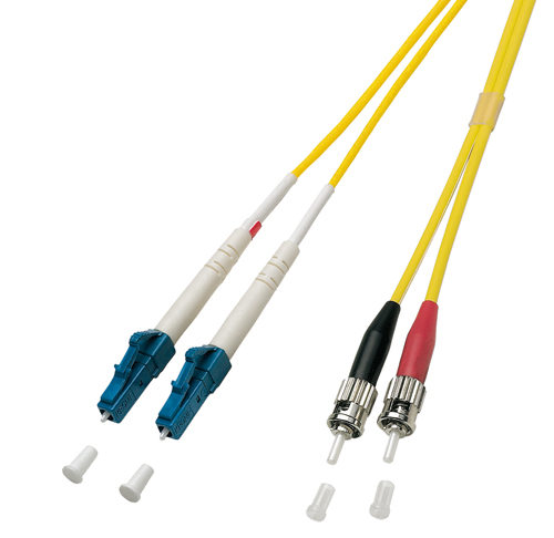Cavo in fibra ottica LC/ST - 9/125, 15m