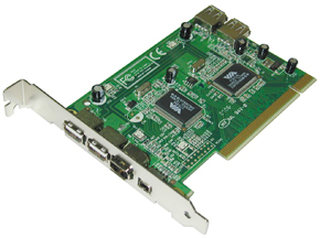 Scheda PCI USB 2.0 & FireWire con Software ULEAD VideoStudio 10.0 SE