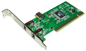Scheda PCI 3 Porte FireWire
