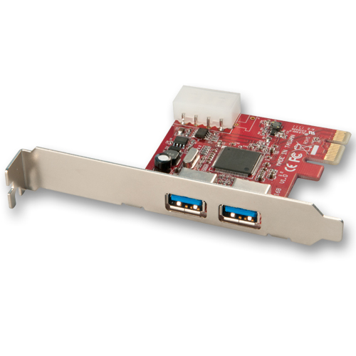 Scheda PCIe USB 3.0, 2 Porte Lite