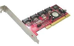Controller PCI 4 Porte SATA-II, RAID