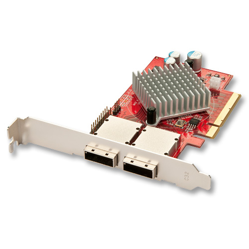 Controller PCI Express x8 x16, 8 porte Multilane SATA/SAS 6Gbps