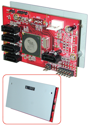 Multiplier Bridge Board SATA-II 1-a-5, RAID (Disk Array)