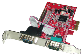 Scheda PCI Express Seriale/Parallela 2S 1P 