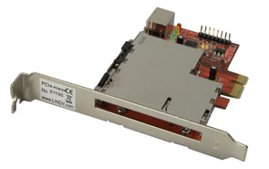Card Reader ExpressCard, PCI Express
