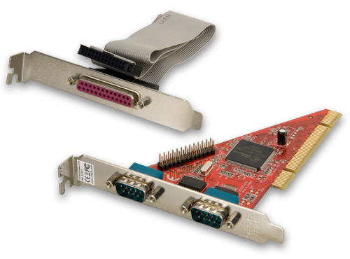 Scheda PCI 2 Porte Seriali 16C950 & 1 Porta Parallela