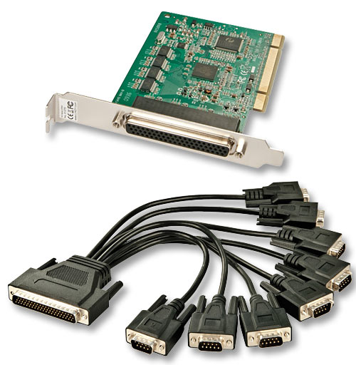 Scheda PCI 8 porte Seriali RS-232