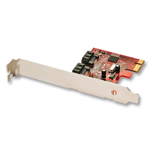 Scheda PCI Express SATA 6Gbit/s Ibrida, 2 Porte Interne