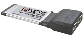 ExpressCard FireWire, 2 porte
