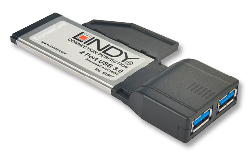 ExpressCard USB 3.0 Lite, 2 porte