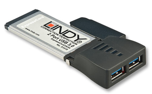 ExpressCard USB 3.0, 2 porte