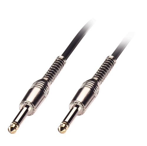 Cavo audio 6,3mm mono, 6m nero