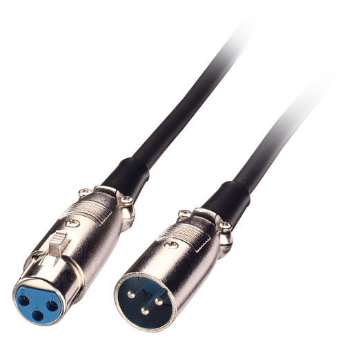 Cavo audio XLR m/f 1,5m nero