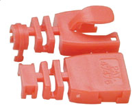 Copri Connettori Colorati STP - conf. 10 pezzi - rosso