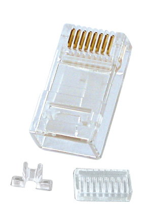 Connettore RJ-45 Maschio UTP Cat.6, conf. da 10 pezzi