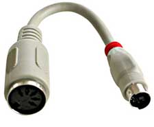 Cavo adattatore per Tastiera Mini-DIN6 M/DIN-5 F