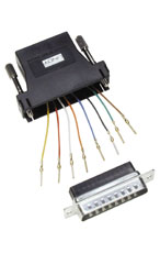 Adattatore modulare 25 poli F/RJ-45