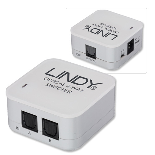 Switch Audio Digitale Toslink SPDIF, 2 Porte