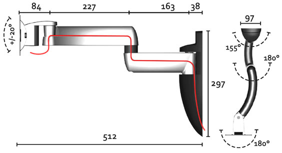 Installation exemple Bracket OMB Italie OPERA 3