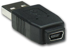 IADAP USB-AM / 5F Ansicht Mini-B-