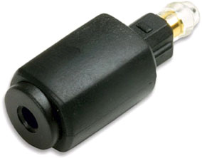 Cable-Tex Adattatore TosLink Ottico A Mini Jack 3,5 Mm: Plug And Play, Nero E Qualità Garantita