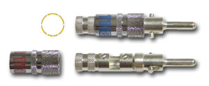 Thender 51-096 Bananenstecker Silber (Anzugs Zerkleinerung)